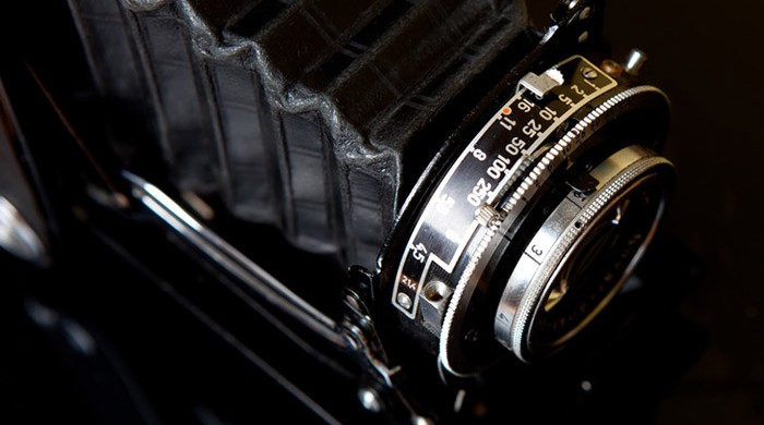 Retro Camera in Black