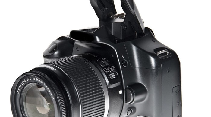 Dslr camera isolated on white